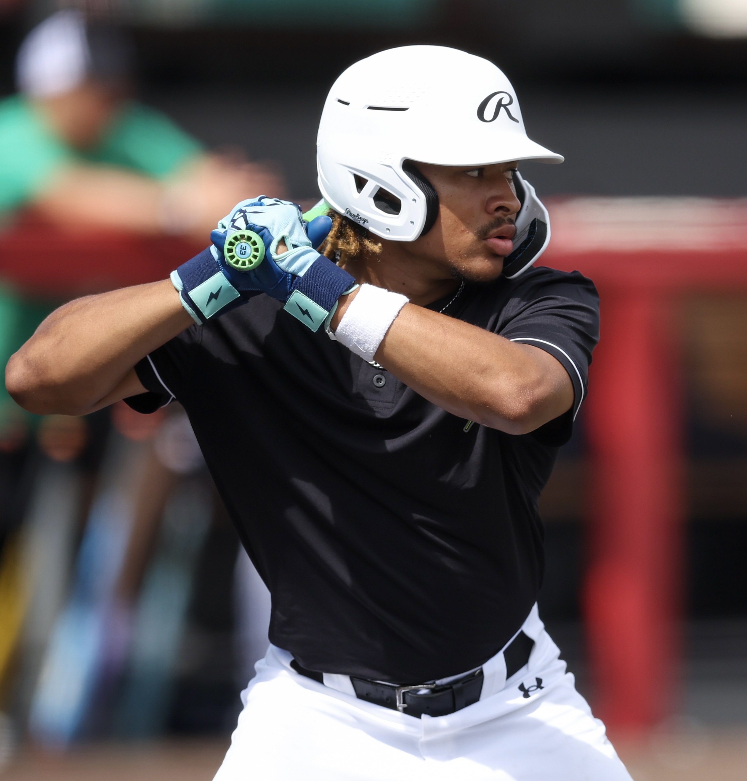 Brayden Tarver batting